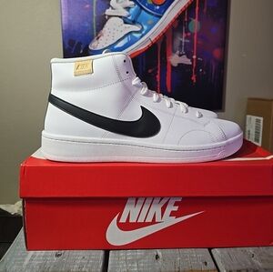 Nike Court Royale 2 Mid Trainers / White Onyx CQ9179-100 Men's Size 12 New!